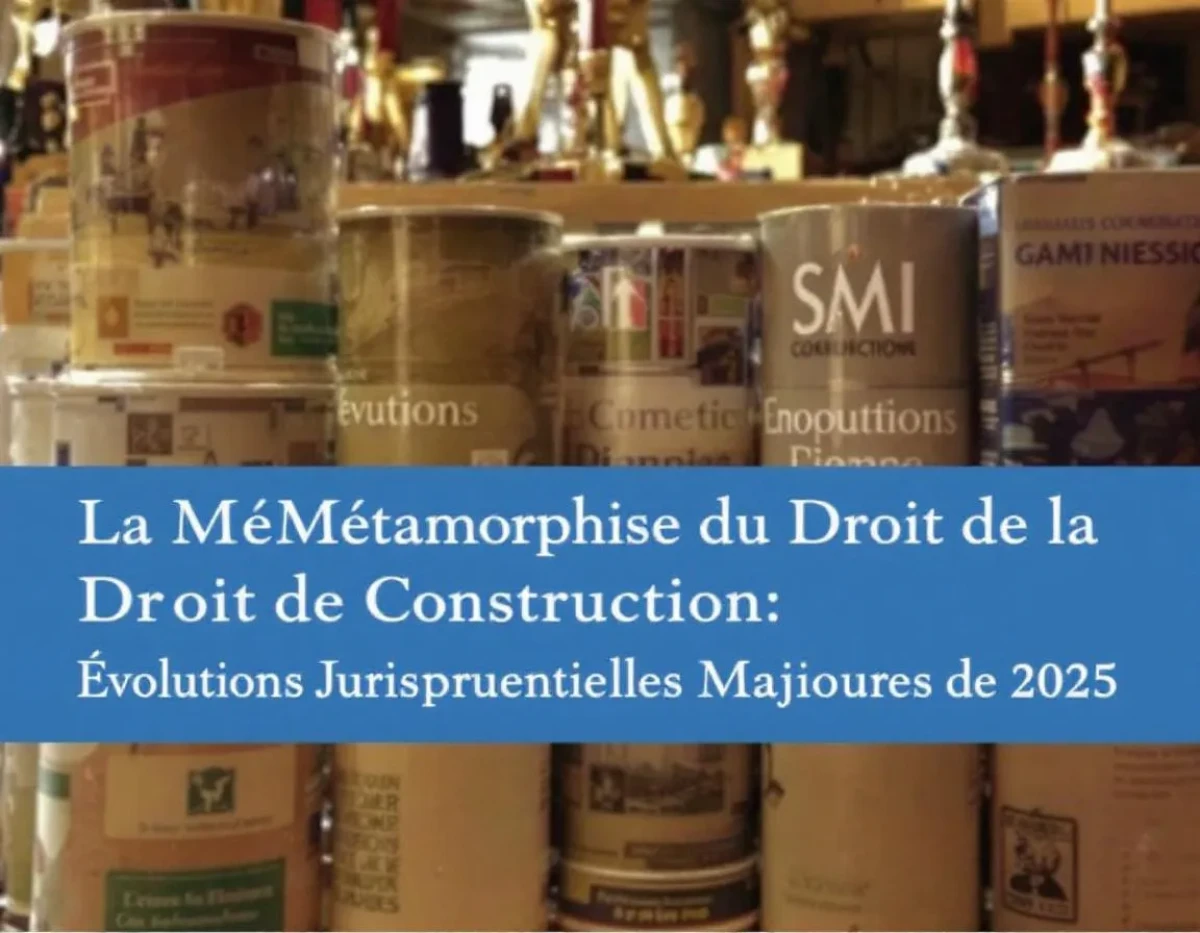 La Métamorphose du Droit de la Construction: Évolutions Jurisprudentielles Majeures de 2025